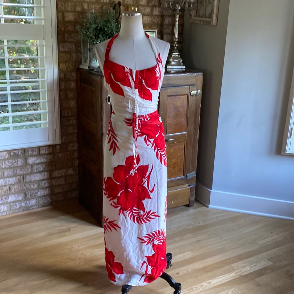 UNITY TRADING HAWAII TWO PIECE TOP & SKIRT ONE SIZE NEW BEACH SWIM NEW